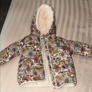 Jessica Simpson Floral Puffer Jacket for Kids
